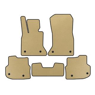 Floor mats 2010-2013 (EVA, beige) BMW 5 Series F10/F11 2010–2016