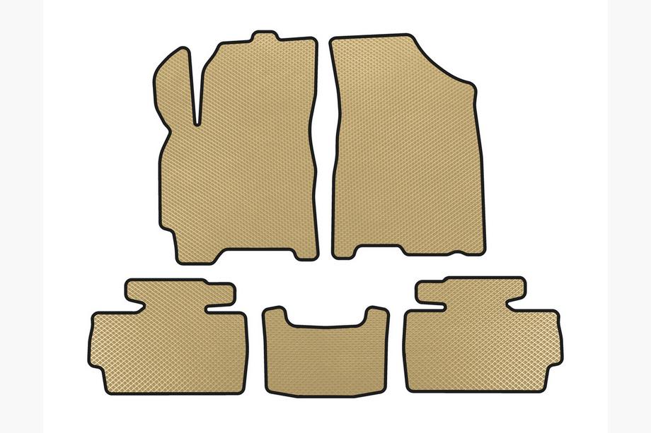 Chery Tiggo 2 2014- EVA Floor Mats (Beige) Image