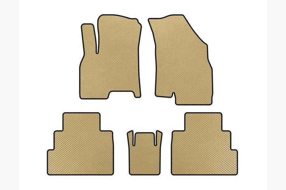 Chery Tiggo 7 2020- EVA Floor Mats (Beige) Image