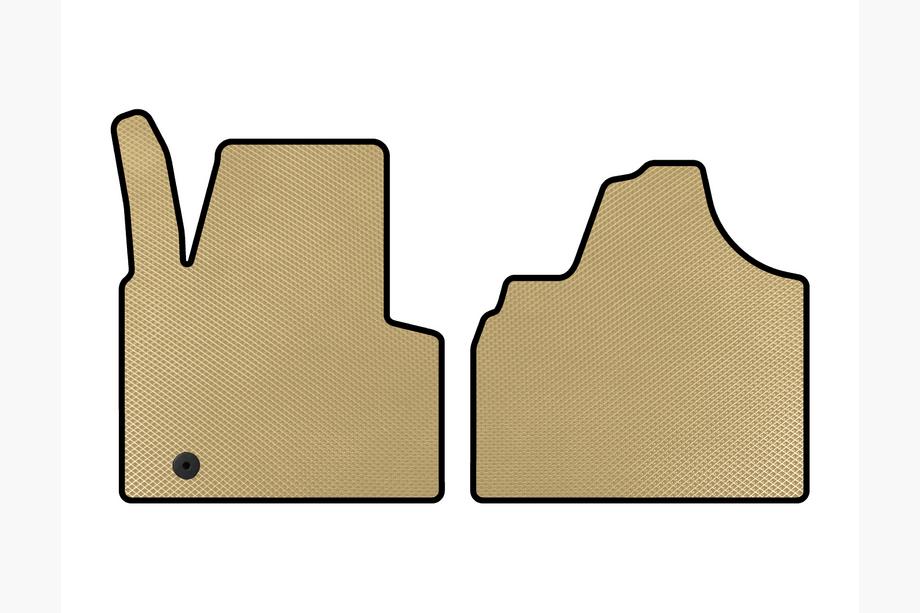 Citroen Jumpy 2007–2017 EVA Floor Mats (Beige) Image