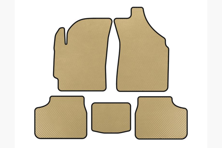 Daewoo Matiz 1998-2008 EVA Floor Mats (Beige) Photo 1