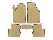 Dodge Dart 2012-2017 EVA Floor Mats (SD, Beige) photo 1