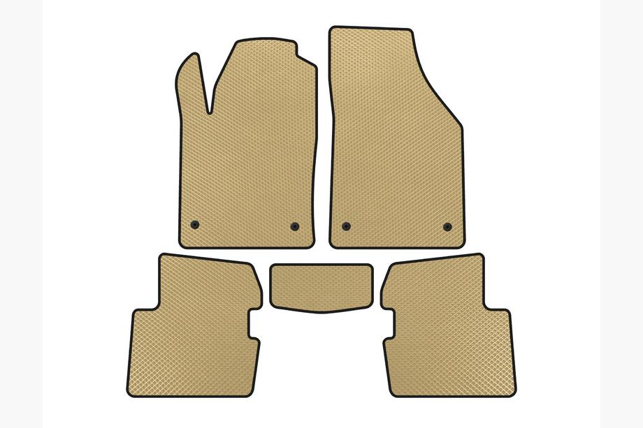 Dodge Dart 2012-2017 EVA Floor Mats (SD, Beige) Image