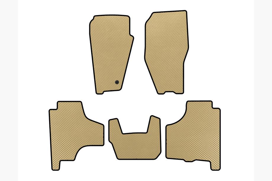 Dodge Nitro 2006-2011 EVA Floor Mats (Beige) Image