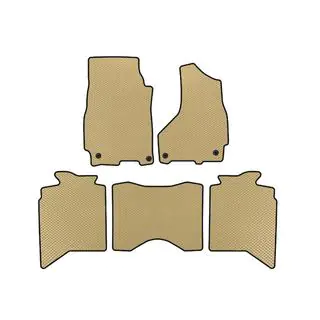 EVA Floor Mats (2013+, 5-Seater, Beige)