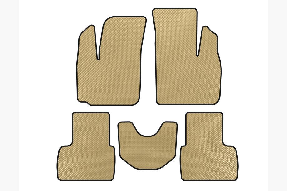 Fiat Doblo I 2001-2005 EVA Floor Mats (Beige) Image