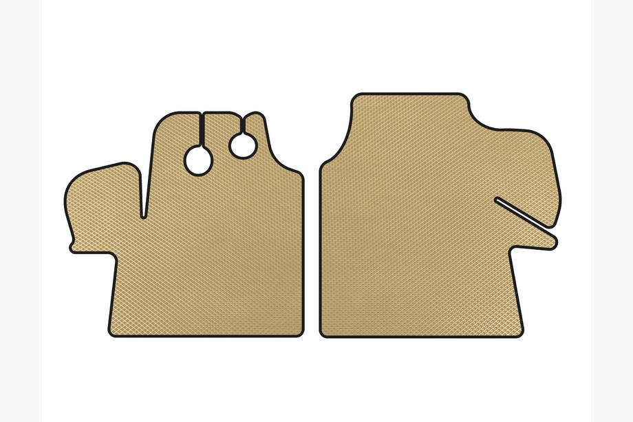 Fiat Ducato 1995-2006 EVA Floor Mats (2002-2006, Beige) Image
