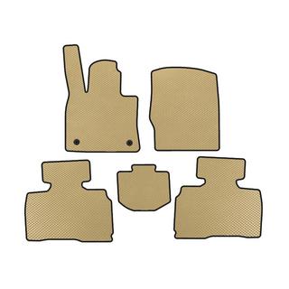 EVA Floor Mats (2 Rows, 7-Seater, Beige) Ford Explorer 2019-
