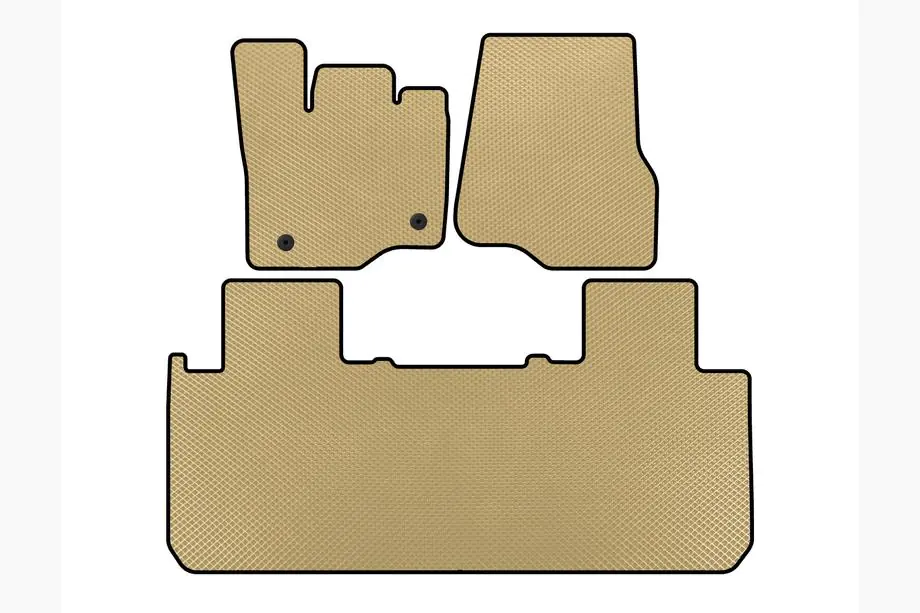 Ford F-150 2014-2021 EVA Floor Mats (Beige) Photo 1