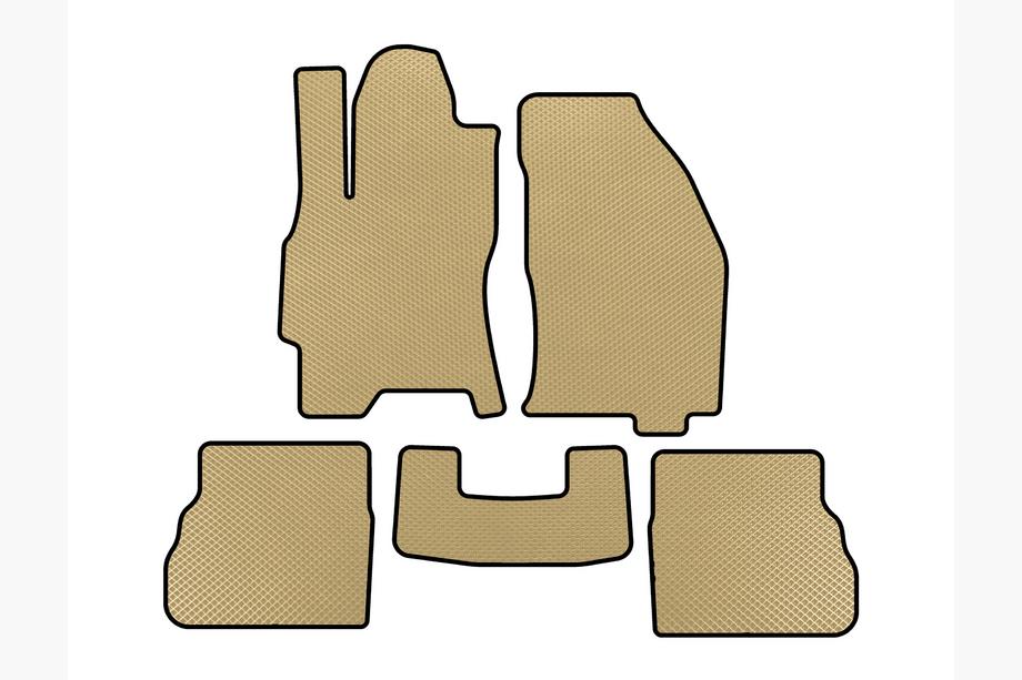 Ford Mondeo 1996-2001 EVA Floor Mats (SD, Beige) Photo 1