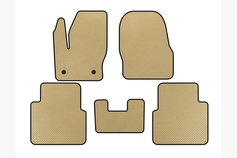 Ford Connect 2014-2021 EVA Floor Mats (Beige) Image