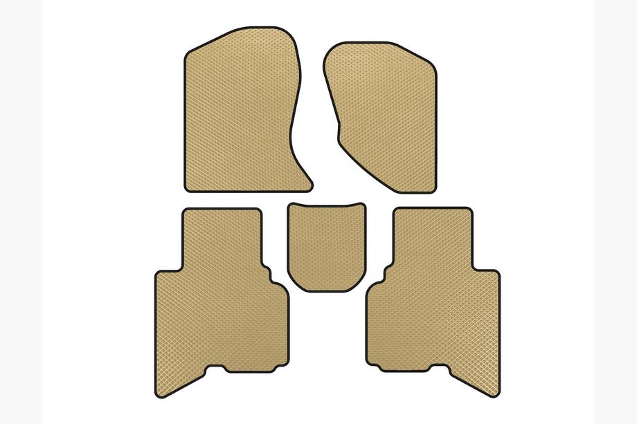 GreatWall Haval/Hover H3 2005-2013 EVA Floor Mats (2010-2014, Beige) Image