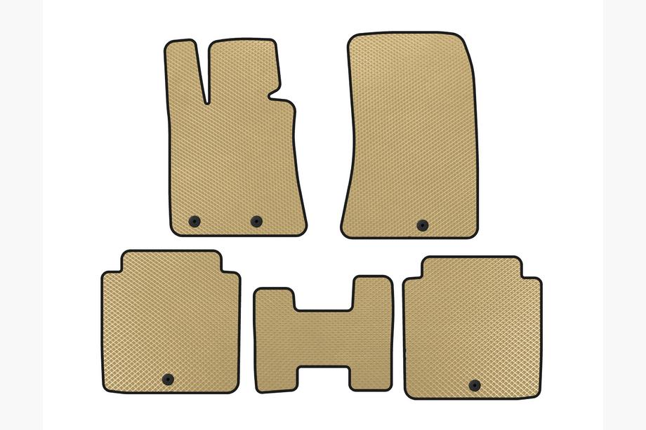 Hyundai Equus 2009-2016 EVA Floor Mats (Beige) Image