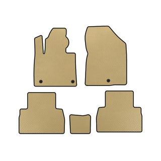 EVA Floor Mats (2018-2020, Beige) Hyundai Santa Fe 4 2018-2023