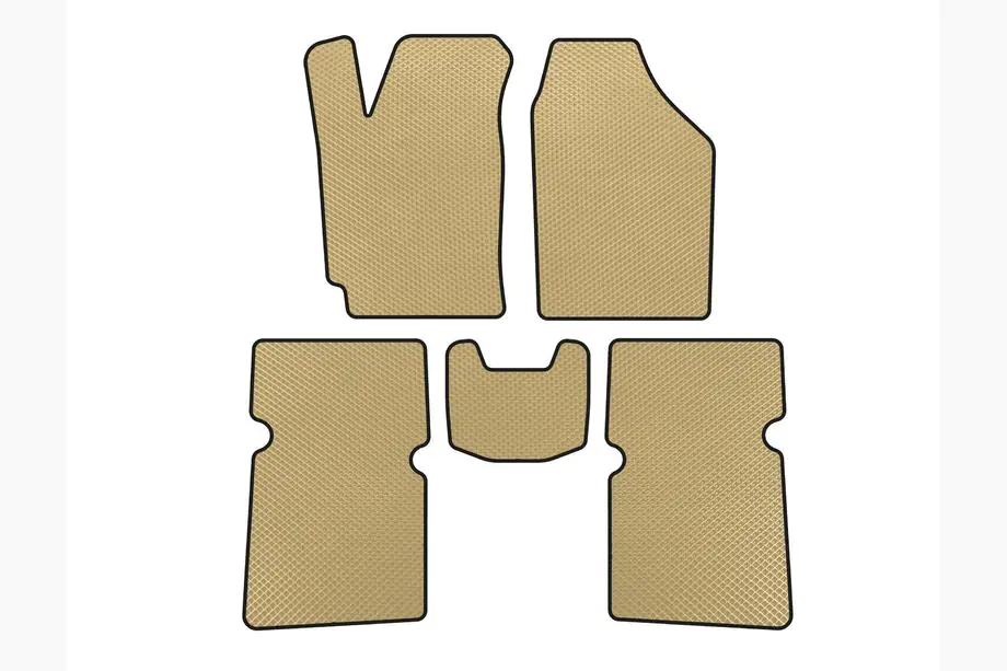 JAC J5 2011-2019 EVA Floor Mats (SD, Beige) Image