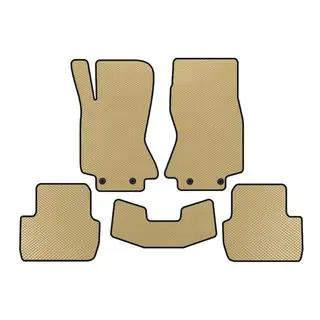 EVA Floor Mats (Beige) Jaguar S-Type 1999-2008