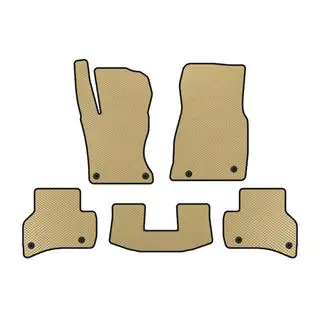 EVA Floor Mats (2015-2019, SD, Beige) Jaguar XE 2016-