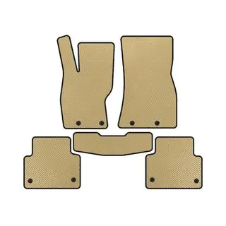 EVA Floor Mats (2011-2016, SD, Beige) Jaguar XF 2009-2016
