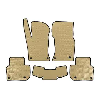 EVA Floor Mats (Beige) Jaguar XF 2016-