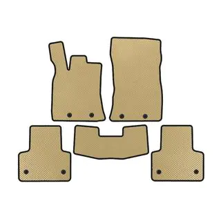 EVA Floor Mats (Short, Beige) Jaguar XJ 2010-