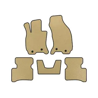 EVA Floor Mats (SD, Floor-Mounted Accelerator, Beige) Jaguar X-Type 2001-2009