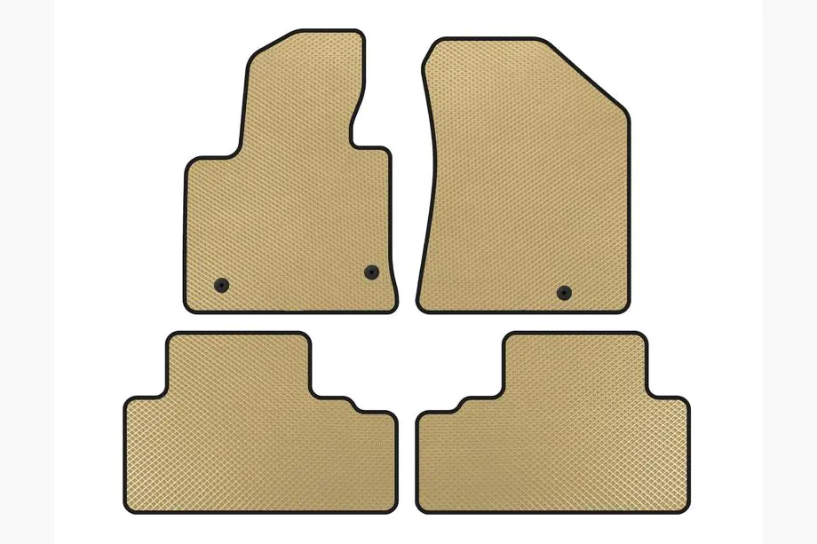 Kia Carens 2012- EVA Floor Mats (Beige) Image