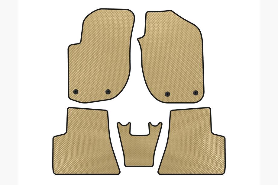 Land Rover Freelander I 1997-2006 EVA Floor Mats (Beige) Image