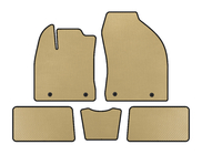 Lexus CT200H 2011-2022 EVA Floor Mats (HB, Hybrid, Beige) photo 1