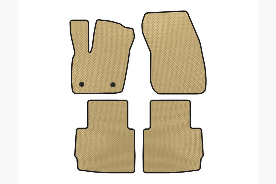 Lincoln MKZ 2012-2020 EVA Floor Mats (Beige) Photo 1