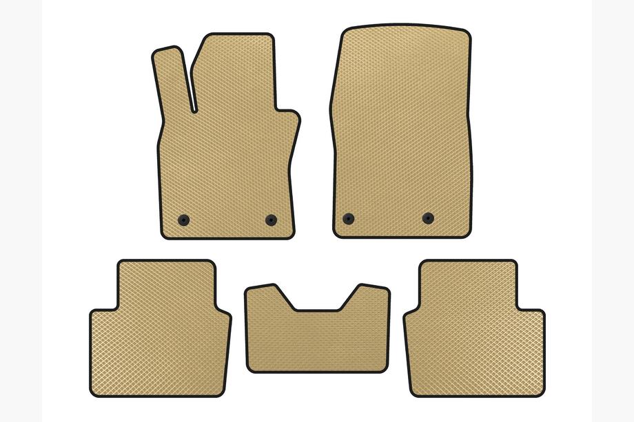 Mazda 3 2019- EVA Floor Mats (HB, Beige) Image