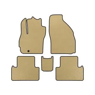 EVA Floor Mats (2 Rows, 7-Seater, Beige)