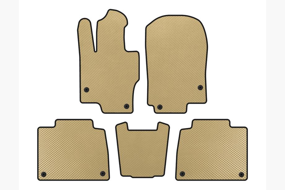 Mercedes GLE W167 2018- EVA Floor Mats (Beige) Photo 3