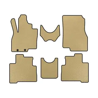 EVA Floor Mats (2 Rows, Beige)