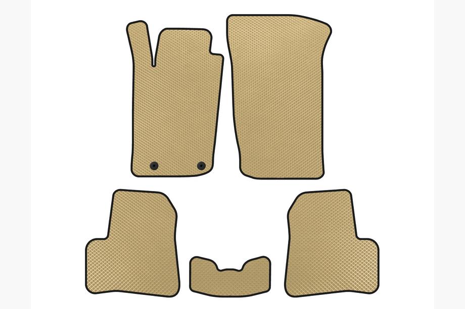 Peugeot 206 1998-2024 EVA Floor Mats (1998-2009, Beige) Image