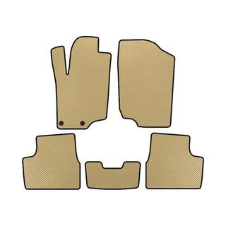 EVA Floor Mats (HB, 5-Door, Beige) Peugeot 207 2006–2014