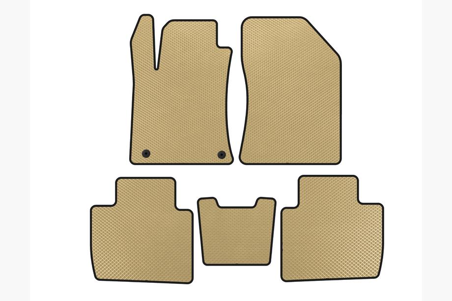 Peugeot 508 2018- EVA Floor Mats (LB, Beige) Photo 1