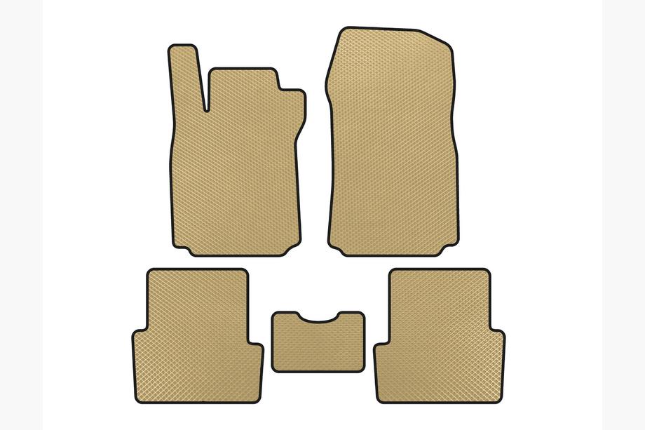 Renault Modus 2005-2012 EVA Floor Mats (Beige) Image