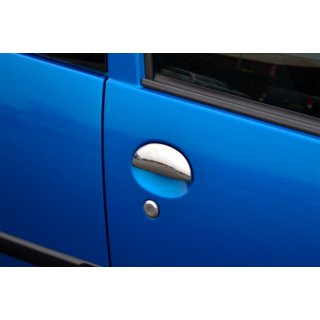 Chrome Door Handle Covers (4 pcs, Stainless Steel) Toyota Aygo 2007-2014 photo 4