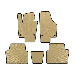 EVA Floor Mats (2 Rows, Beige)