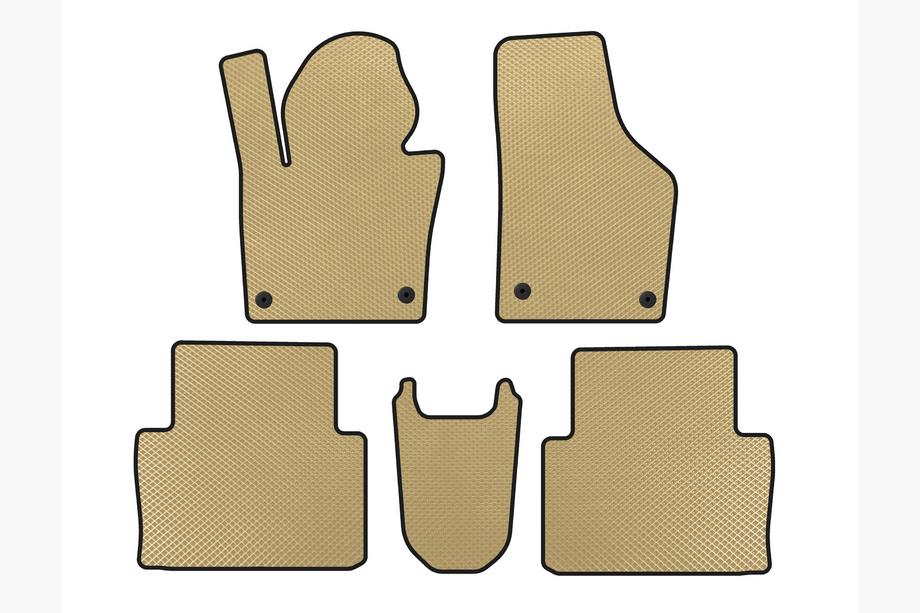 Seat Alhambra 2010- EVA Floor Mats (2015+, Beige) Photo 1