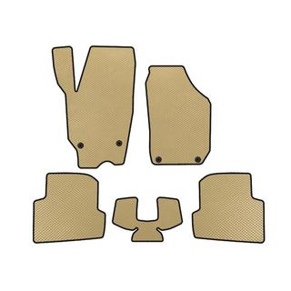 EVA Floor Mats (2010-2014, SW, Beige) Skoda Fabia 2007-2014