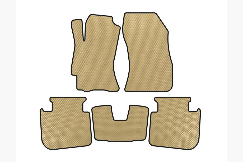 Subaru Legacy 2009-2014 EVA Floor Mats (2009-2013, SD, Beige) Photo 1