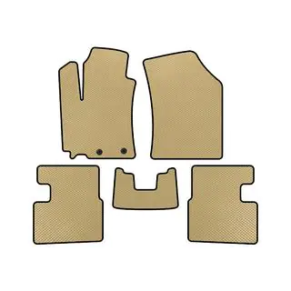 EVA Floor Mats (HB, 5-Door, Beige)