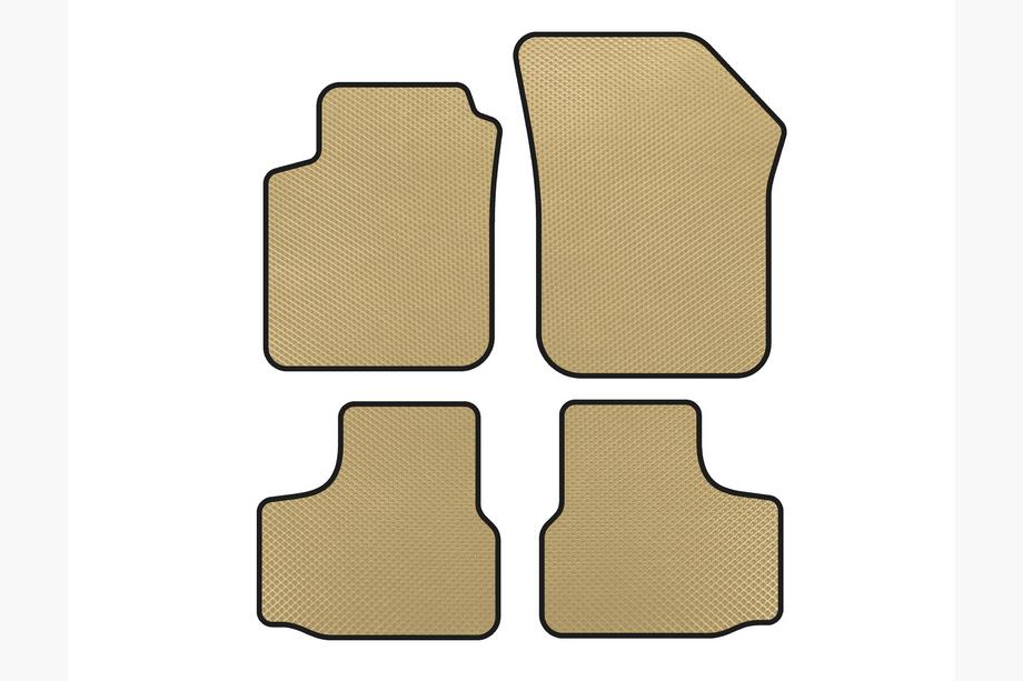 Volkswagen UP 2011-2023 EVA Floor Mats (Beige) Image