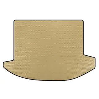 EVA Trunk Mat (2006-2012, 2 Rows, 7-Seater, Beige) Kia Carens 1999-2012