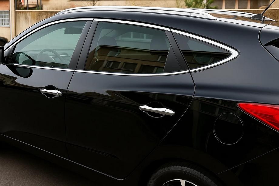 Hyundai IX-35 2010-2015 Chrome Window Trim Set (10 pcs, Stainless Steel) Image