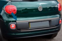 Fiat 500/500L 2013-2022 Trunk trim stainless steel photo 3