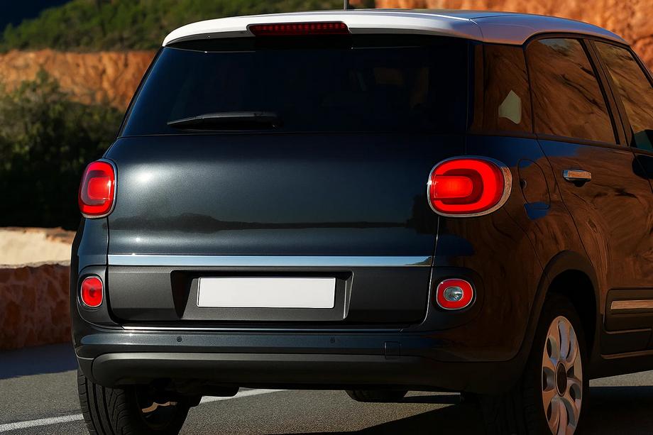 Fiat 500/500L 2013-2022 Trunk trim stainless steel Image