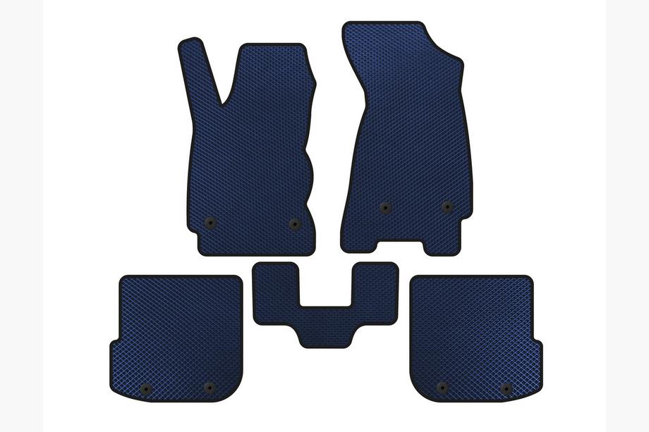 Audi A4 B5 1994–2001 EVA floor mats (Avant, Blue) Image