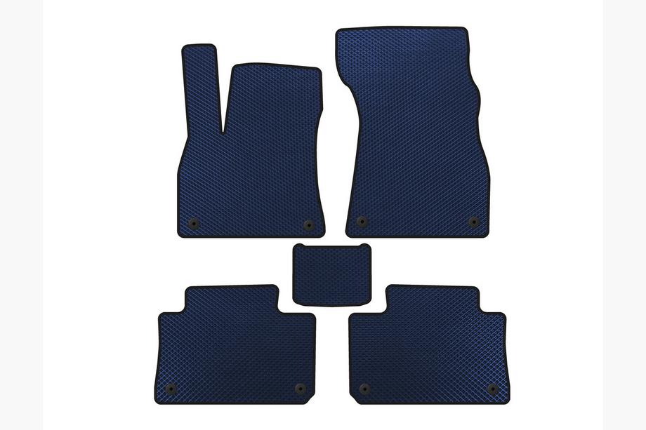 Audi e-Tron 2018-2022 EVA Floor Mats (Blue) Image